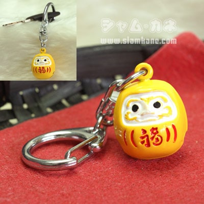 เครื่องรางญี่ปุ่น กระพรวนดารุมะkey ร่ำรวย