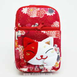 กระเป๋า iphone สีแดง กระเป๋าผ้าญี่ปุ่น