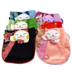 ถุงผ้าแมวกวักญี่ปุ่น กระเป๋าผ้าญี่ปุ่น2