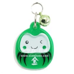 Daruma Keychain เทพขอพร สีเขียว