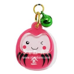 Daruma Keychain เทพขอพร สีชมพู