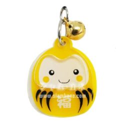 Daruma Keychain เทพขอพร สีเหลือง