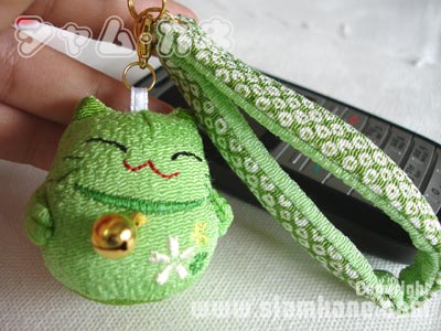 แมวกวัก อ้วน ผ้าญี่ปุ่น - Image 4