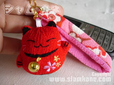 แมวกวัก อ้วน ผ้าญี่ปุ่น - Image 6