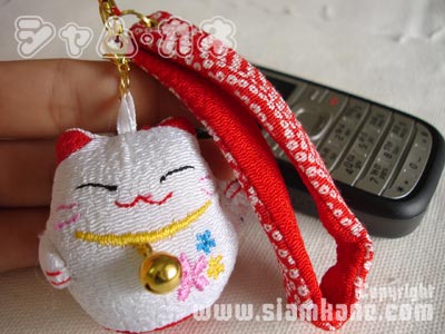 แมวกวัก อ้วน ผ้าญี่ปุ่น - Image 8