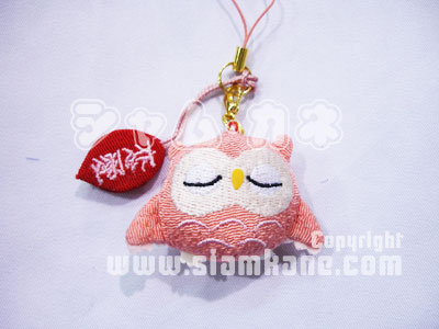 นกฮูก นำโชค ตัวแบน ห้อยโทรศัพท์ - Image 6