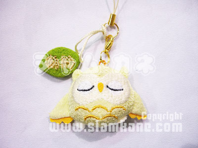 นกฮูก นำโชค ตัวแบน ห้อยโทรศัพท์ - Image 8