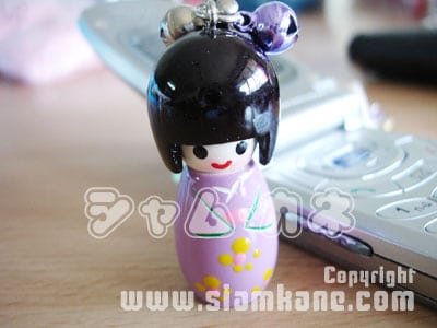 โคเคชิ กลาง ตุ๊กตาแห่งความสุข  ห้อยโทรศัพท์ - Image 8