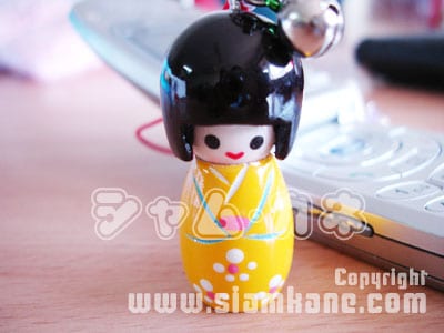 โคเคชิ กลาง ตุ๊กตาแห่งความสุข  ห้อยโทรศัพท์ - Image 10