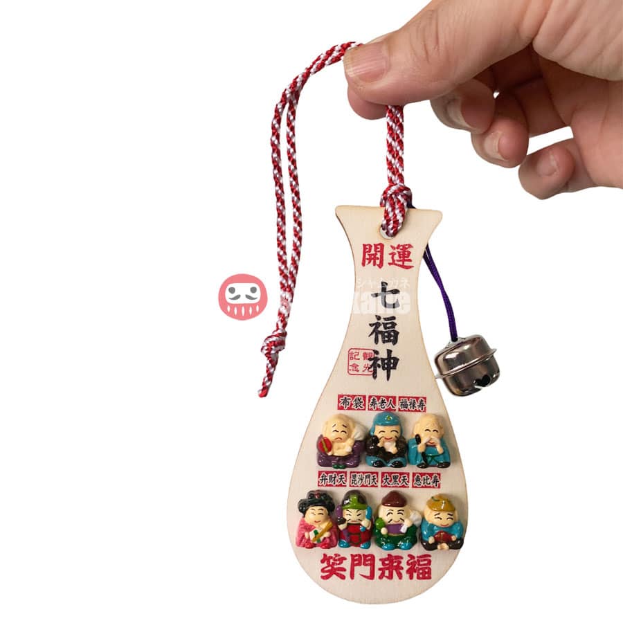 เครื่องรางญี่ปุ่น พัดไม้ เทพญี่ปุ่น 7เซียนนำโชค