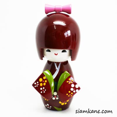 โคเคชิเดี่ยวใหญ่ น้ำตาลแดง
