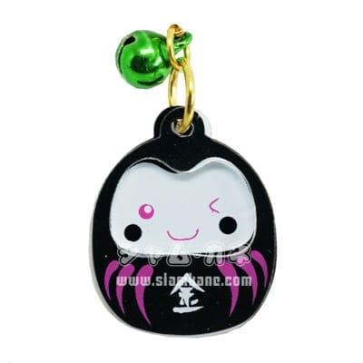 Daruma Keychain เทพขอพร สีดำ เครื่องรางญี่ปุ่น