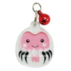 Daruma Keychain เทพขอพร สีขาว