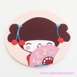 geisha-coaster-สีชมพู