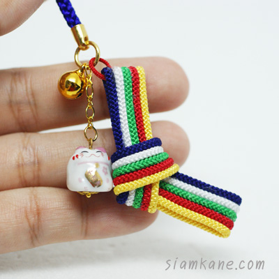 เครื่องรางญี่ปุ่น แถบมัดโชคลาภ 5 สี - Image 2