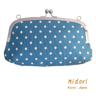 Midori kawaii handbag-dotS-bl