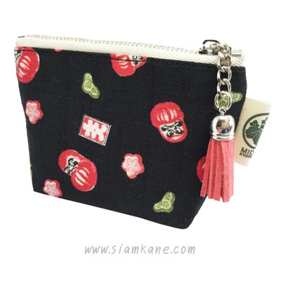Midori ซิปเหล็กใส่เหรียญ sip drmM bk1