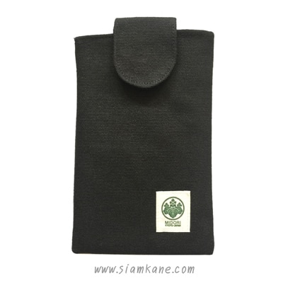 Midori Iphone6Plus ฝาหน้าเรียบ ดำ
