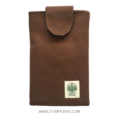 Midori Iphone6Plus ฝาหน้าเรียบ น้ำตาล