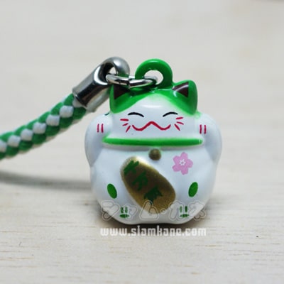 กระพรวนแมวกวัก ถือเหรียญเงิน - Image 3