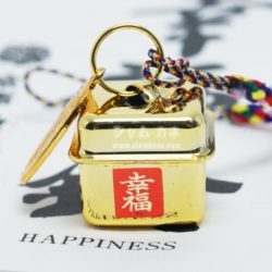 กระพรวนญี่ปุ่น กระดิ่งนำโชค จากศาลเจ้า Jishu Happiness Bell เกียวโต