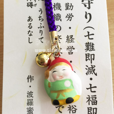 เครื่องรางญี่ปุ่น เทพไดโคคุเทน Daikokuten Strap
