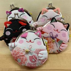 กระเป๋าผ้าญี่ปุ่น ของฝากจากญี่ปุ่น กระเป๋าคลิปแมวรวม