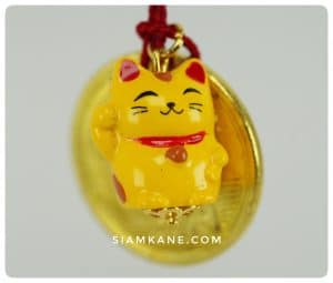 เหรียญ5เยน แมวกวัก เครื่องรางญี่ปุ่น