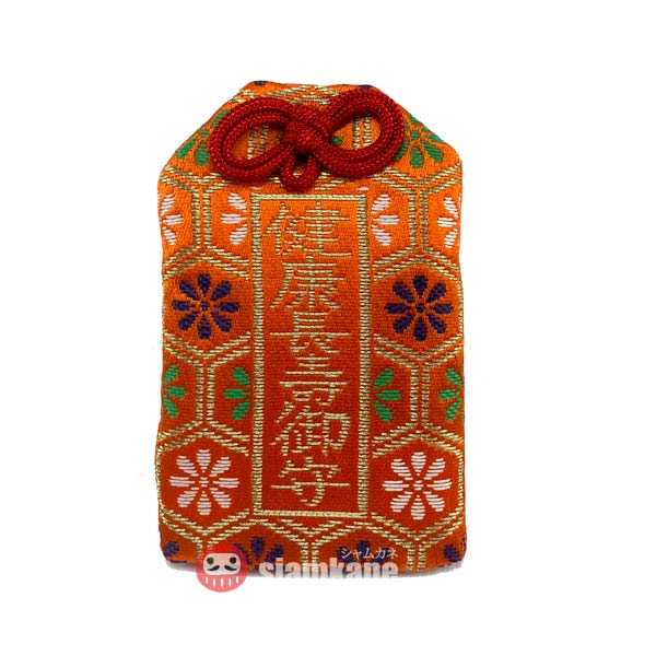 เครื่องรางญี่ปุ่นสุขภาพแข็งแรง 2 color Zenkoji ส้ม