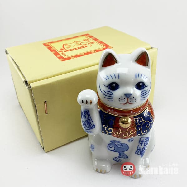 Shiawase 7438 แมวกวักนำโชค รุ่นราชาแมว-R10  เครื่องรางญี่ปุ่น - Image 4