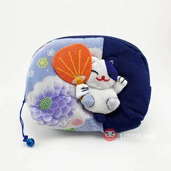 กระเป๋าซิปM ถือเครื่องราง พัดส้ม
