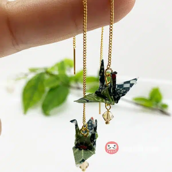 Origami Chain Rabbit Earring - Image 3