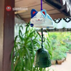 Furin กระดิ่งลมญี่ปุ่น เรียกโชคลาภ รุ่นแมวกวักมั่งมีศรีสุข2