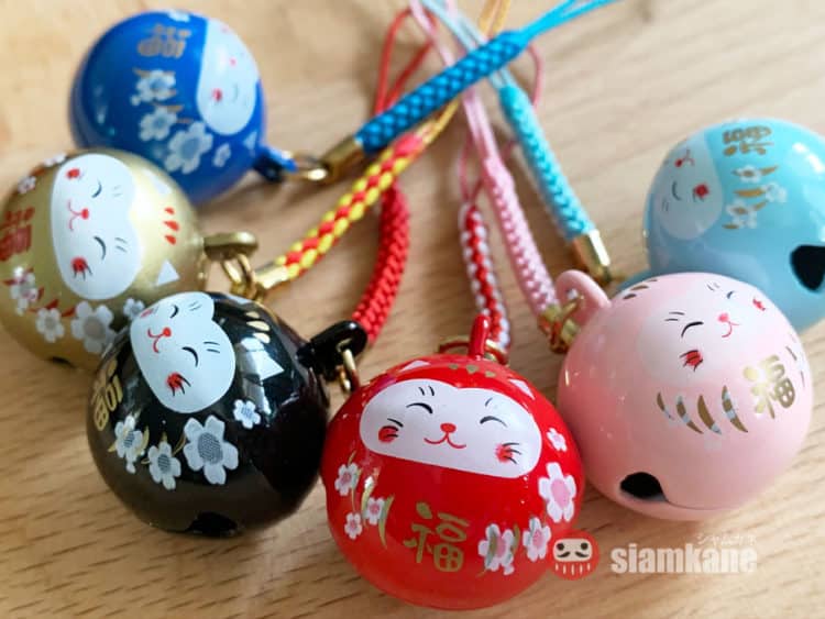 กระพรวนแมวกวักนำโชค Sakura Neko เครื่องรางญี่ปุ่น3