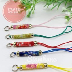 Strap DIY S03 เชือกห้อยโทรศัพท์ ไหมญี่ปุ่น รุ่นผ้ากิโมโน