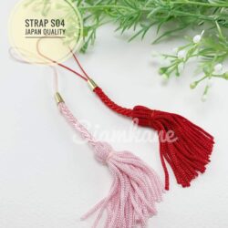 Strap DIY S04 เชือกห้อยโทรศัพท์ ไหมญี่ปุ่น รุ่นพู่