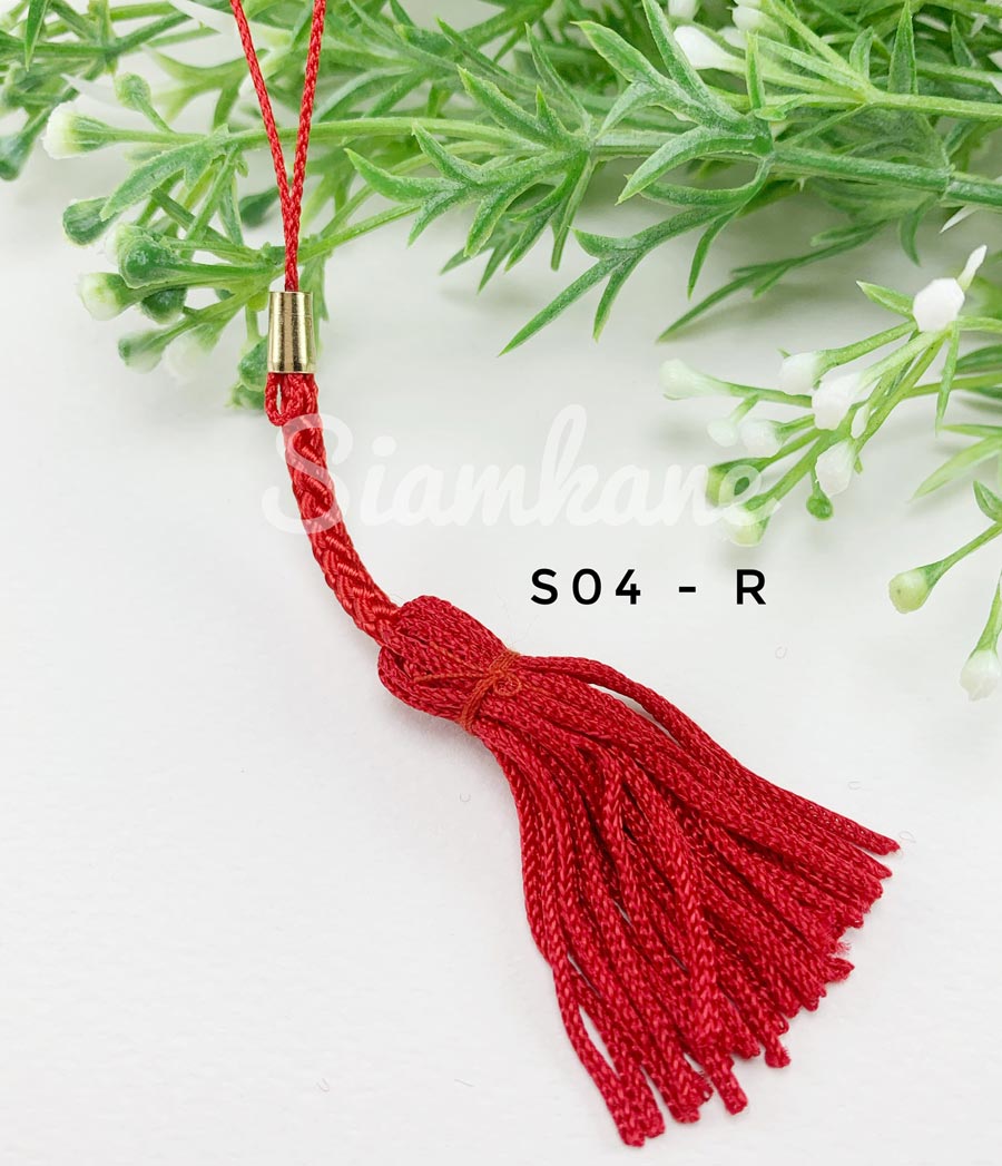 Strap DIY S04 เชือกห้อยโทรศัพท์ ไหมญี่ปุ่น รุ่นพู่ - Image 4